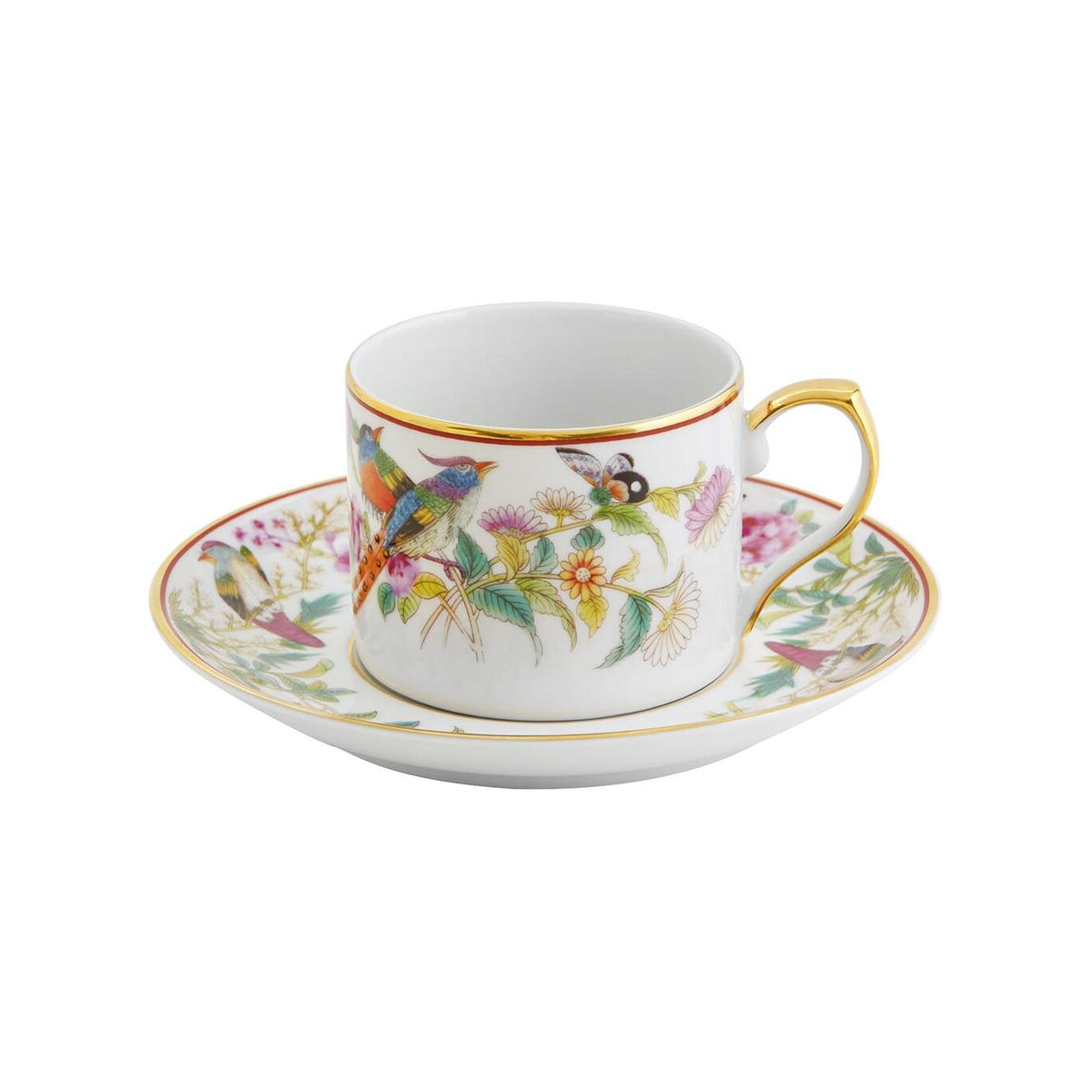 Vista Alegre Paço Real Tea Cup & Saucer on a white background