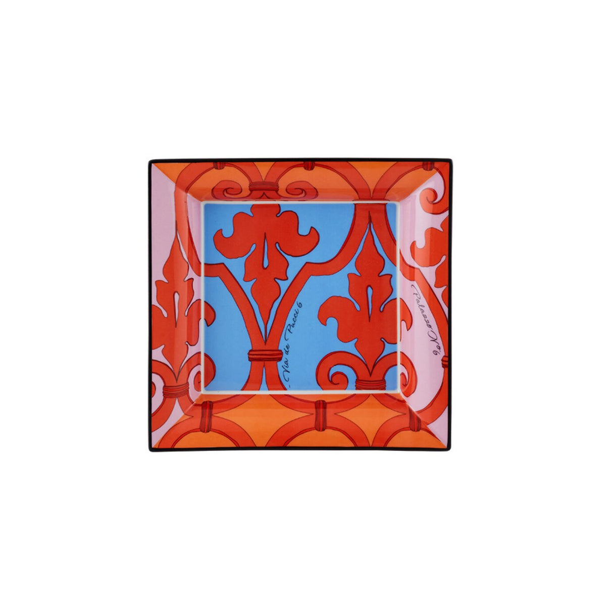 Vista Alegre Palazzo N6 Square Tray a on a white background