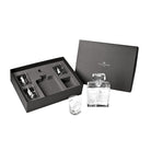 Vista Alegre Portrait Case with Whisky Decanter and 4 Old Fash on a white background