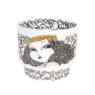 Vista Alegre Rainhas de Portugal Vase Rainha Inês de Castro on a white background