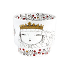 Vista Alegre Rainhas de Portugal Vase Rainha Santa Isabel on a white background