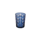 Vista Alegre Rêve de Cristal Tumbler "Vie Parisienne" Lapis on a white background