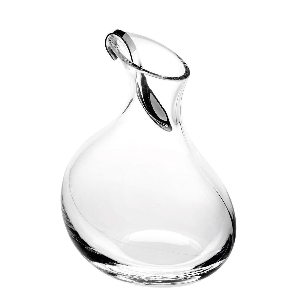Vista Alegre Ruby Case with Decanter with Spoon on a white background