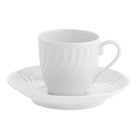 Vista Alegre Sagres Coffee Cup & Saucer on a white background