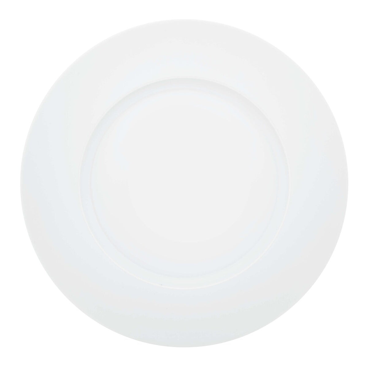 Vista Alegre Silkroad White Dinner Plate on a white background