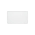 Vista Alegre Silkroad White Medium Rectangular Platter on a white background