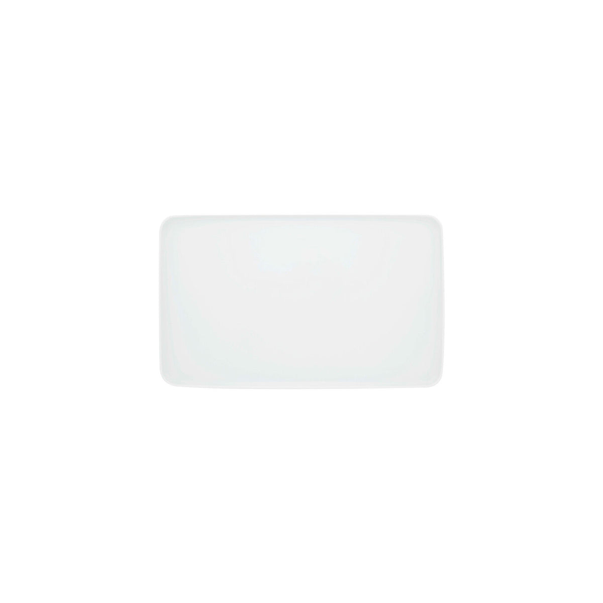 Vista Alegre Silkroad White Small Rectangular Platter on a white background