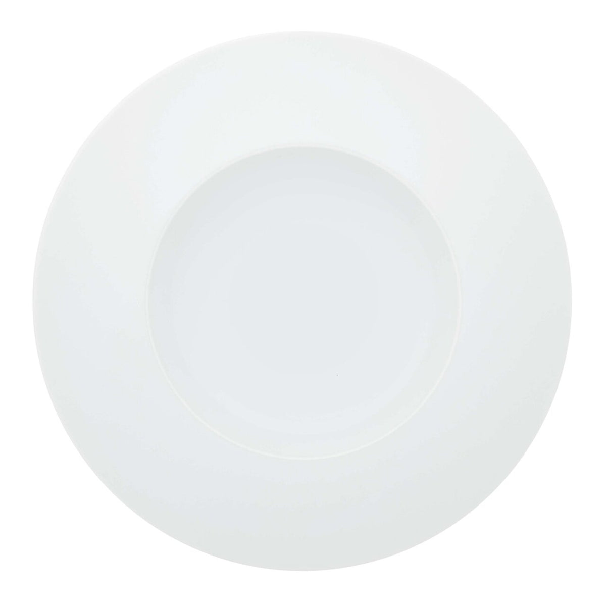 Vista Alegre Silkroad White Soup Plate on a white background