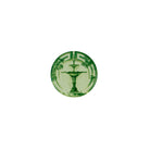 Vista Alegre The Meaning Green Bread & Butter Plate on a white background
