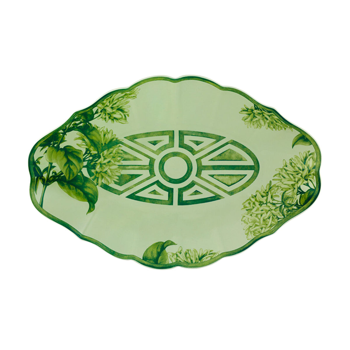 Vista Alegre The Meaning Large Platter on a white background