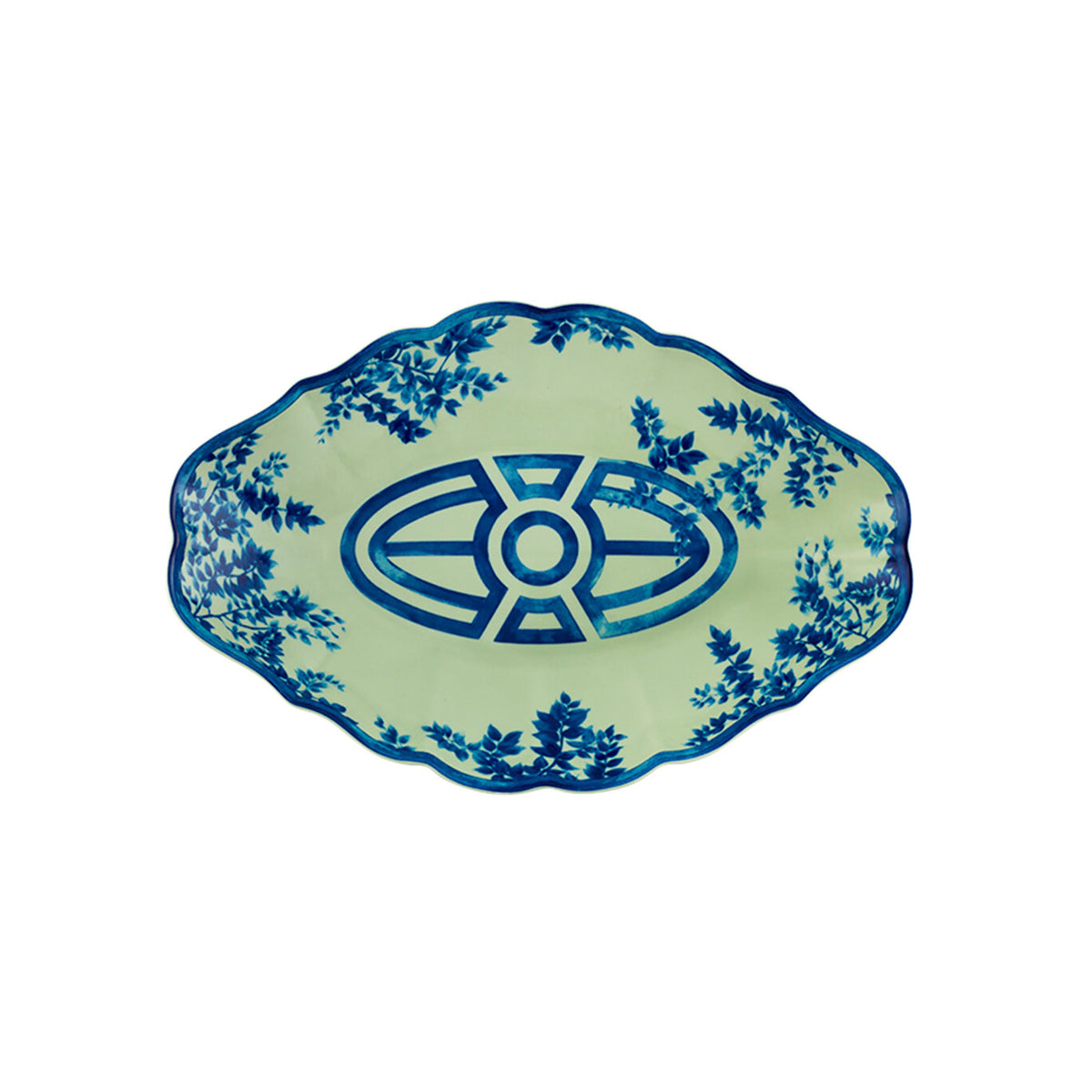 Vista Alegre The Meaning Medium Platter on a white background