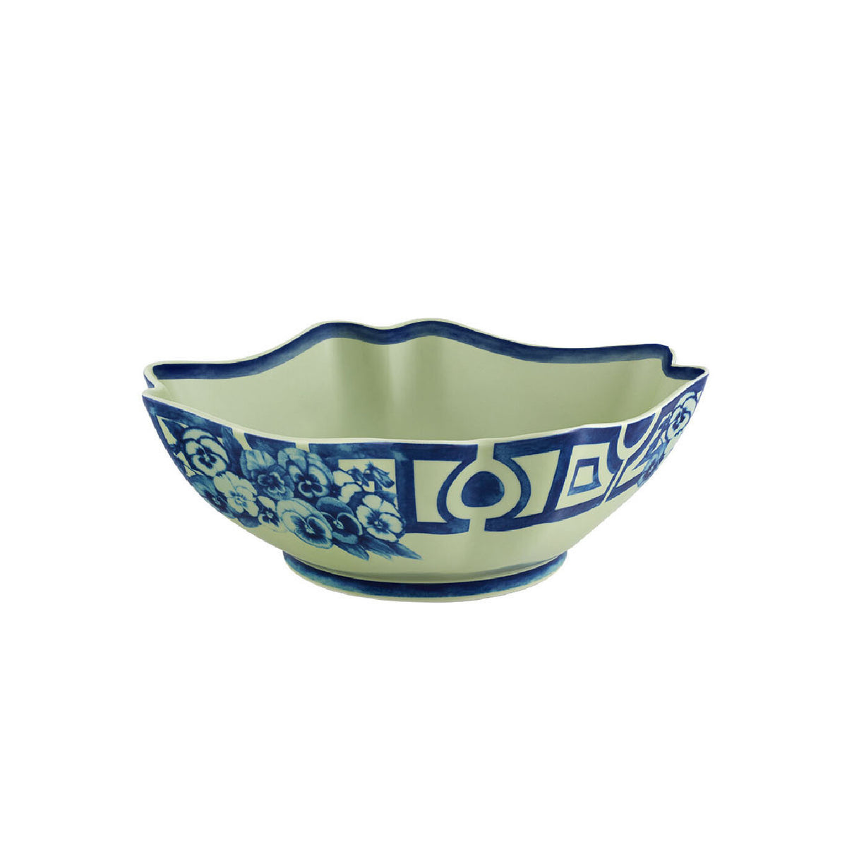 Vista Alegre The Meaning Salad Bowl on a white background