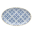 Vista Alegre Transatlântica Small Oval Platter on a white background