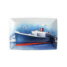 Vista Alegre Transcontinental Rectangular Plate by Sea on a white background