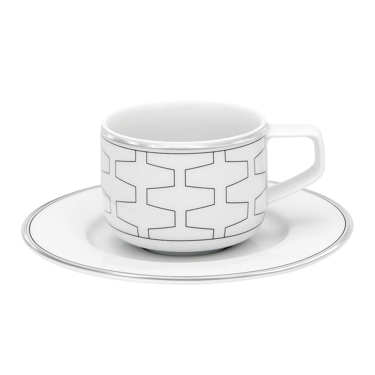 Vista Alegre Trasso Coffee Cup & Saucer on a white background