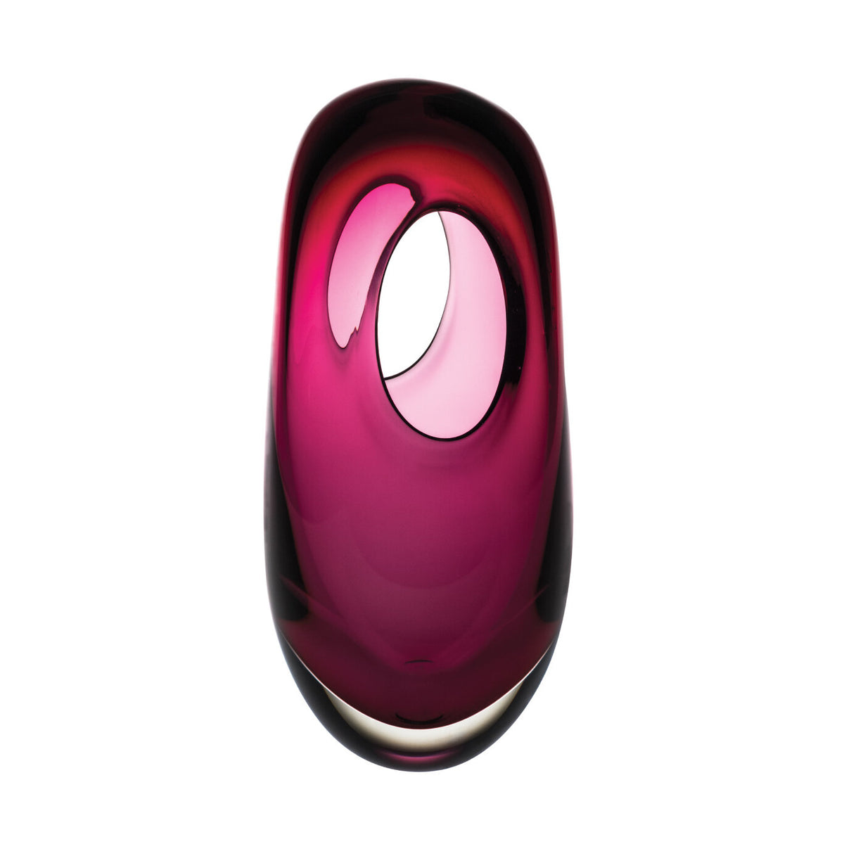 Vista Alegre Única Small Vase Portal Pink on a white background