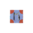 Vista Alegre Vida Alegre Porcelain Plaque Letter M on a white background
