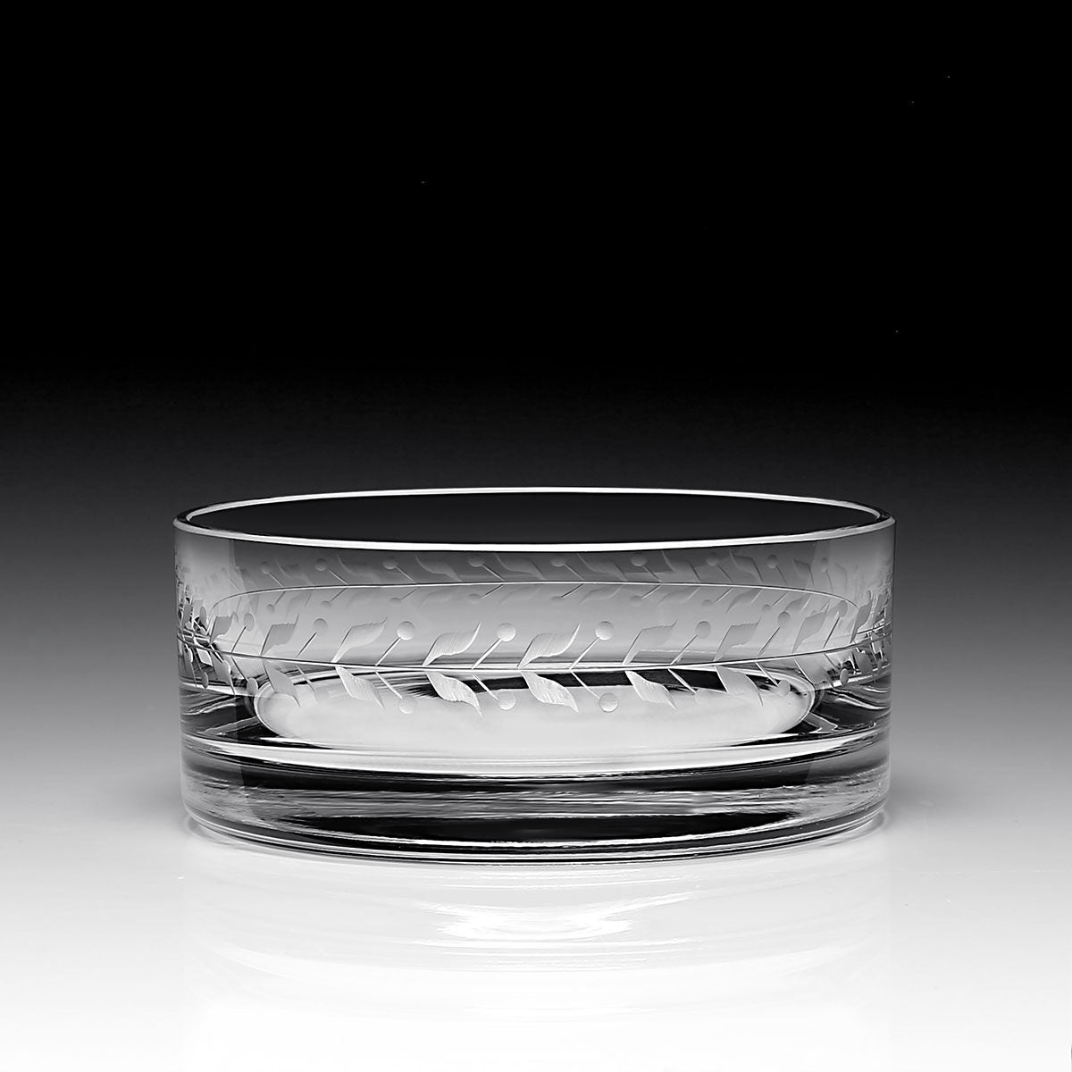 William Yeoward Ada Bottle Stand, handmade crystal, detail view