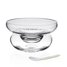 William Yeoward Ada Caviar / Seafood Server with Spoon, handmade crystal, detail view