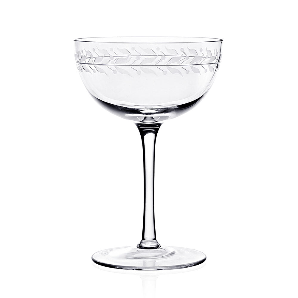 William Yeoward Ada Cocktail, handmade crystal, detail view