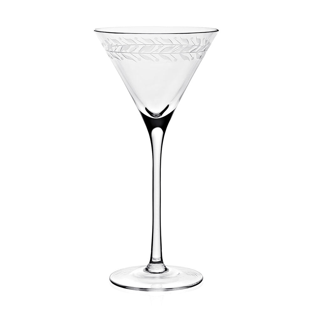 William Yeoward Ada Martini, handmade crystal, detail view