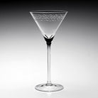 William Yeoward Ada Martini, handmade crystal, on a white background