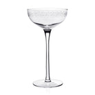 William Yeoward Ada Tall Coupe, handmade crystal, detail view