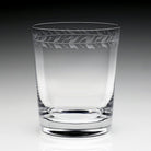 William Yeoward Ada Tumbler Double Old Fashioned, handmade crystal, on a white background