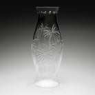 William Yeoward Alexis Hurricane Shade, handmade crystal, detail view