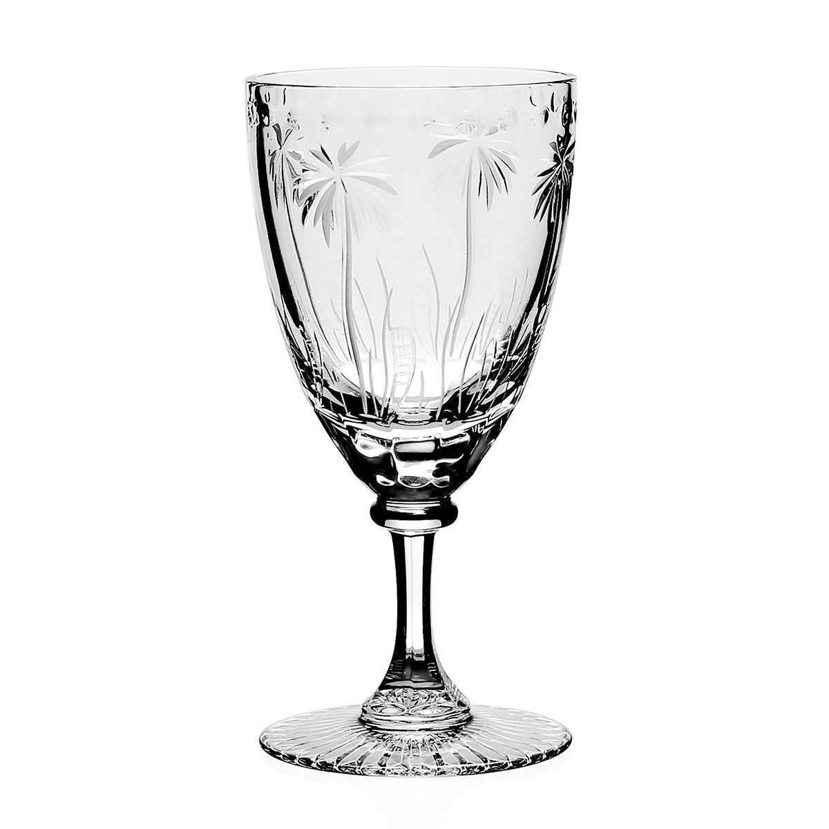 William Yeoward Alexis Wine, handmade crystal, on a white background