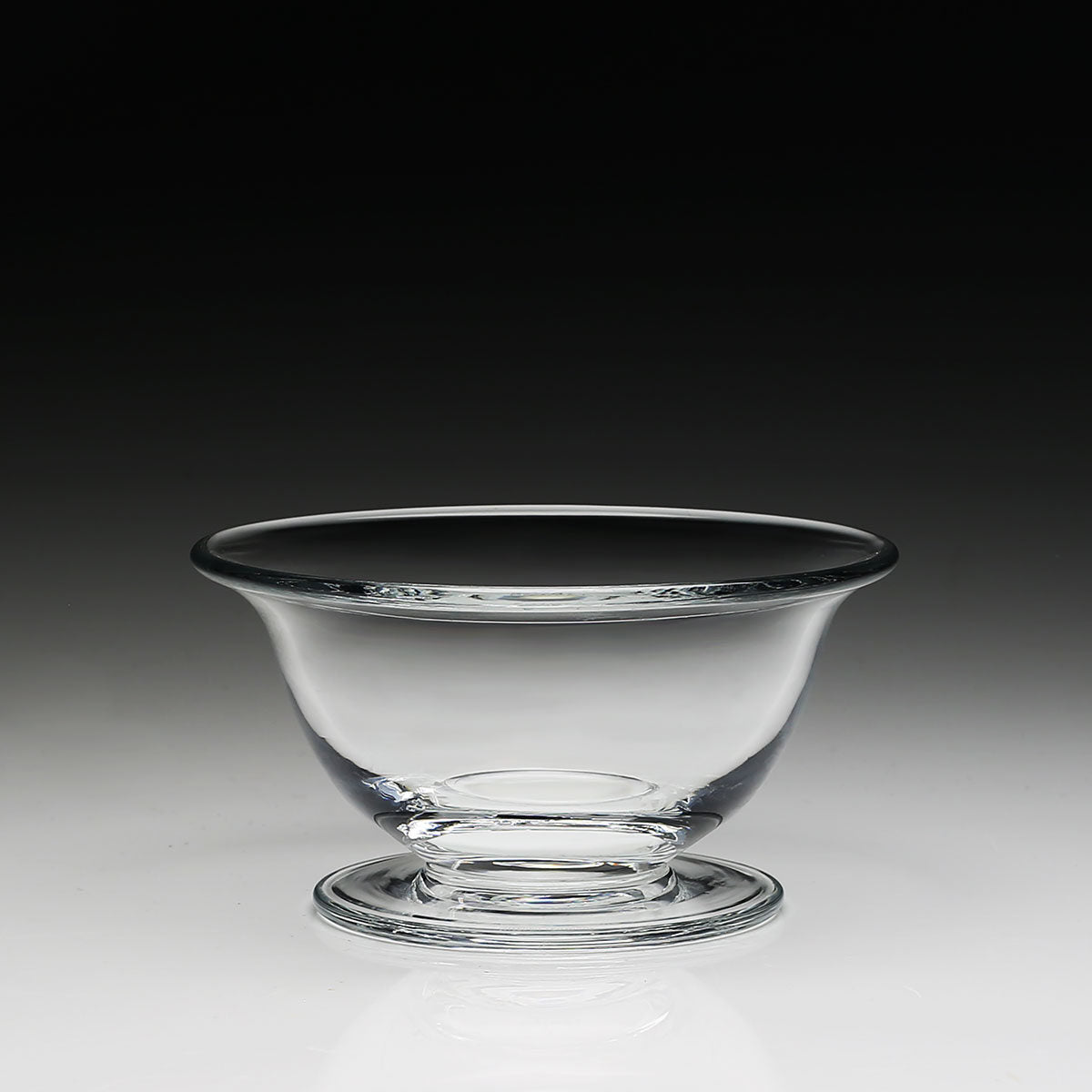 William Yeoward Alice Bowl 5" / 127mm, handmade crystal, detail view