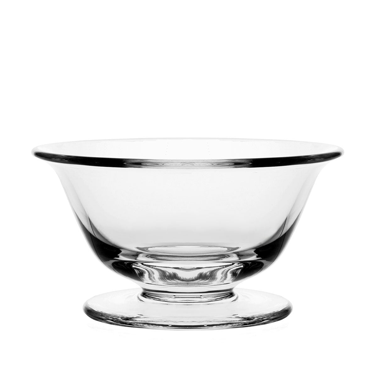 William Yeoward Alice Bowl 5" / 127mm, handmade crystal, on a white background