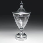 William Yeoward Allegra Covered Vase 23½" / 59.5cm, handmade crystal, detail view