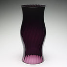 William Yeoward Amethyst Hurricane shade 20" / 51cm in Amethyst, handmade crystal, detail view