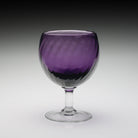 William Yeoward Amethyst Table Lamp & Candle in Amethyst, handmade crystal, detail view