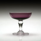 William Yeoward Amethyst Tazza in Amethyst, handmade crystal, detail view