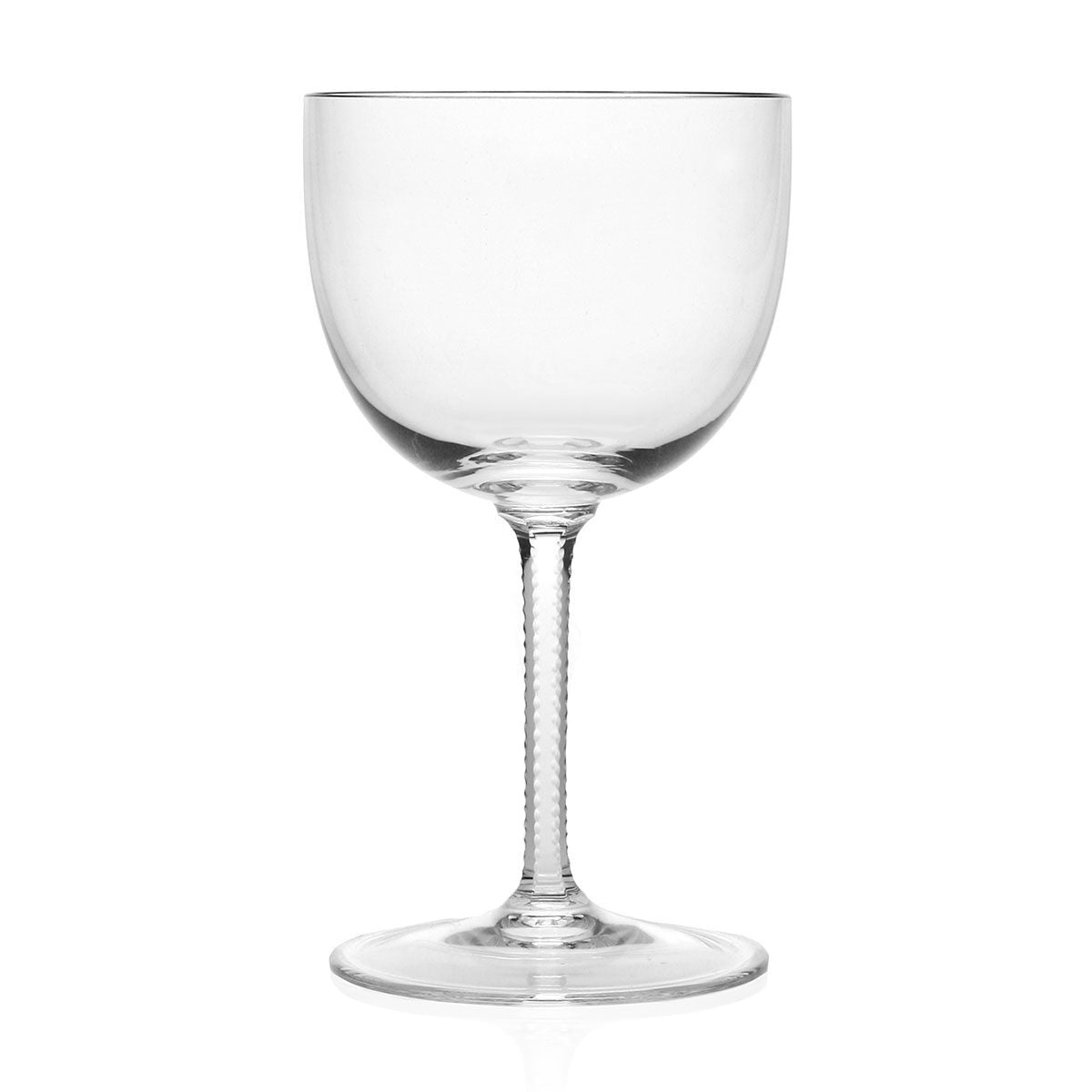 William Yeoward Anastasia Small Wine, handmade crystal, on a white background