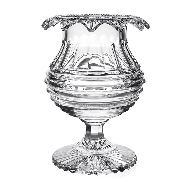 William Yeoward Andrea Vase 13" / 33cm - Limited Edition, handmade crystal, on a white background