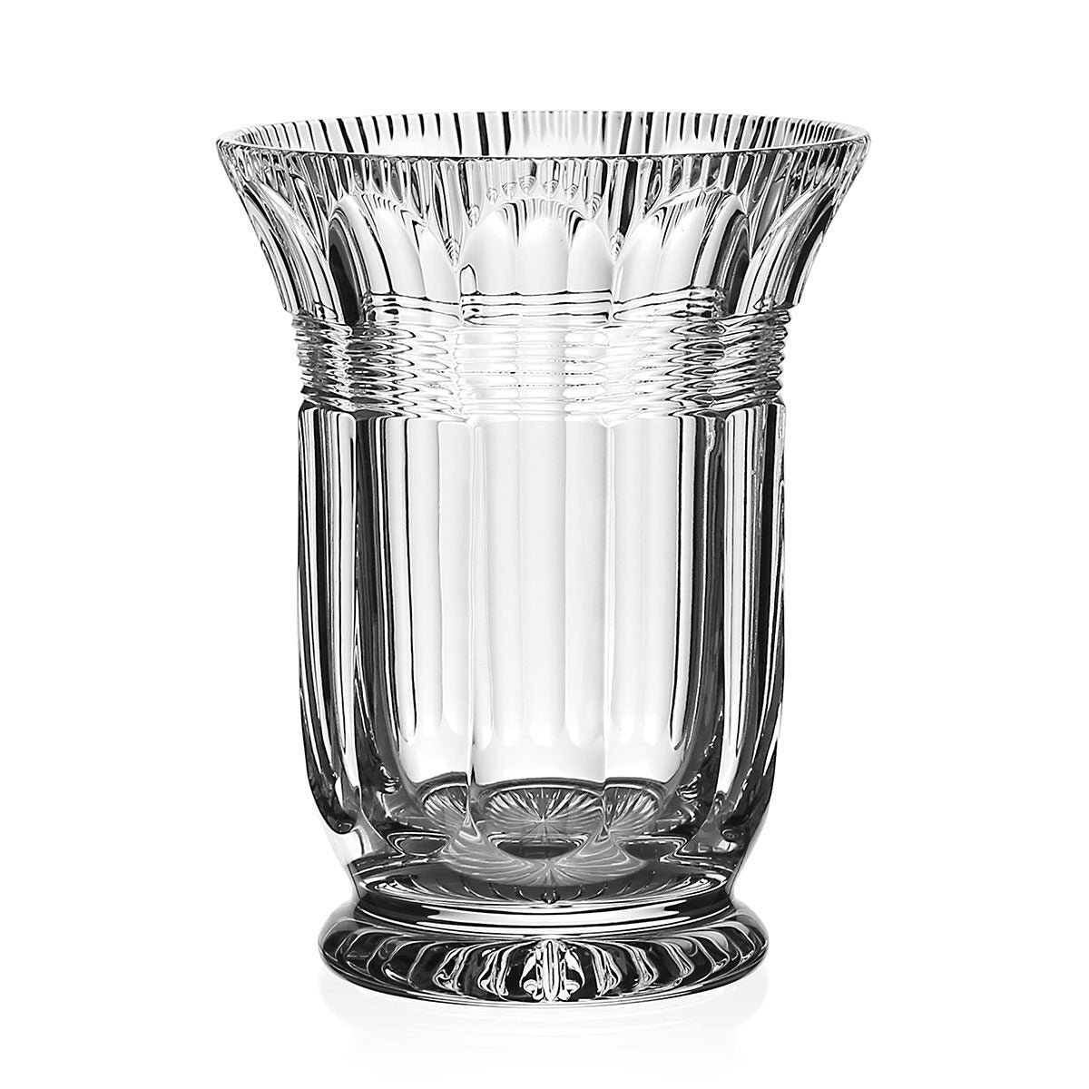 William Yeoward Angelina Vase 5½" / 139mm, handmade crystal, on a white background