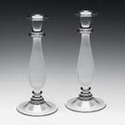William Yeoward Astrid Pair of Candlesticks 10¾" / 27.5cm, handmade crystal, detail view