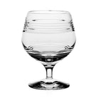 William Yeoward Atalanta Brandy Glass, handmade crystal, on a white background