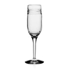 William Yeoward Atalanta Champagne Flute, handmade crystal, on a white background