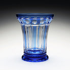 William Yeoward Azzura Pedestal Vase 11½" / 29cm - Limited Edition in Blue, handmade crystal, detail view