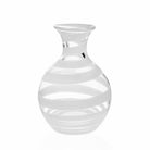 William Yeoward Bella Bianca Carafe 18oz / 500ml in White, handmade crystal, on a white background