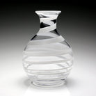William Yeoward Bella Bianca Carafe Magnum / 1.5L in White, handmade crystal, detail view