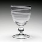 William Yeoward Bella Bianca Goblet in White, handmade crystal, detail view
