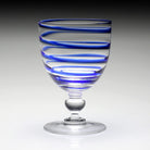 William Yeoward Bella Blue Wine in Blue, handmade crystal, detail view