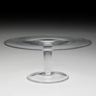 William Yeoward Bella Cake Stand Plain, handmade crystal, detail view