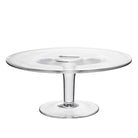 William Yeoward Bella Cake Stand Plain, handmade crystal, on a white background