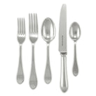 William Yeoward Brancaster 5 Piece Place Setting, handmade crystal, on a white background